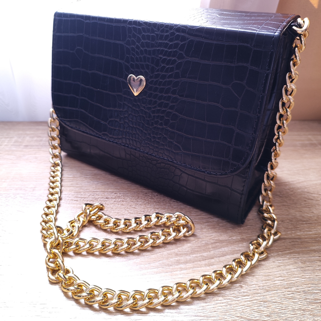 Bolsa estructurada color negro