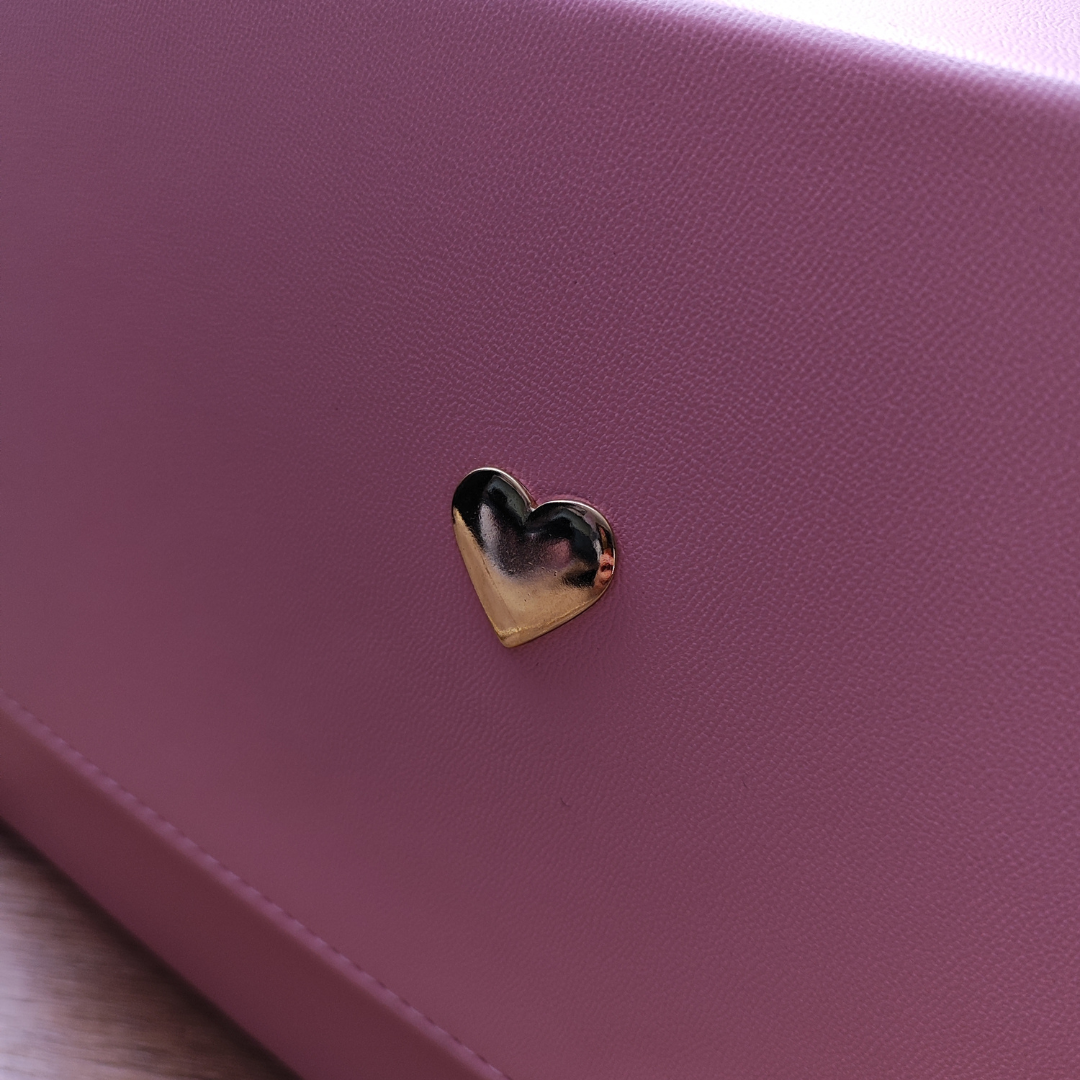 Bolsa estructurada color rosa