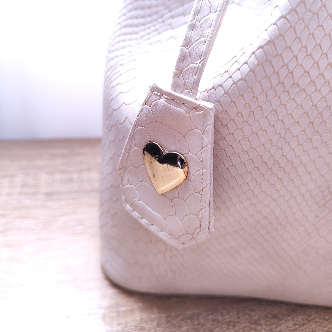 Bolsa Bucket color hueso