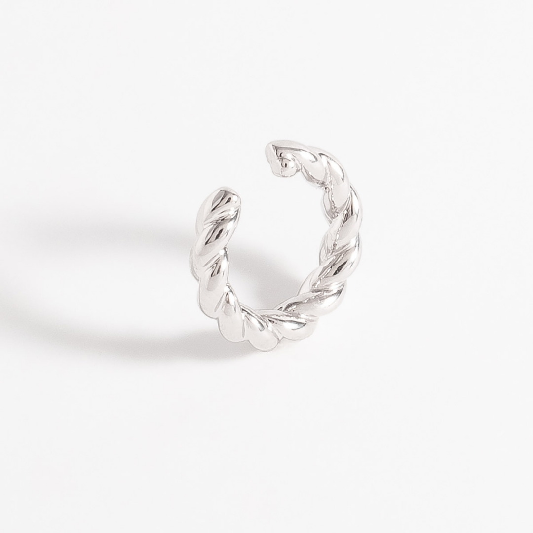 Ear cuff trenzado