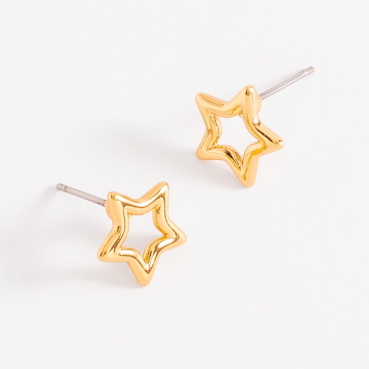 Aretes de Estrella Dorados Pequeños – Pendientes Stud Minimalistas y Delicados