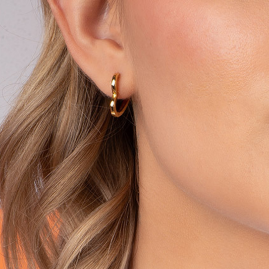 Arracadas en forma de corazón