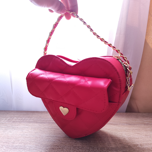 Bolsa en forma de corazón Heart Bag color rojo