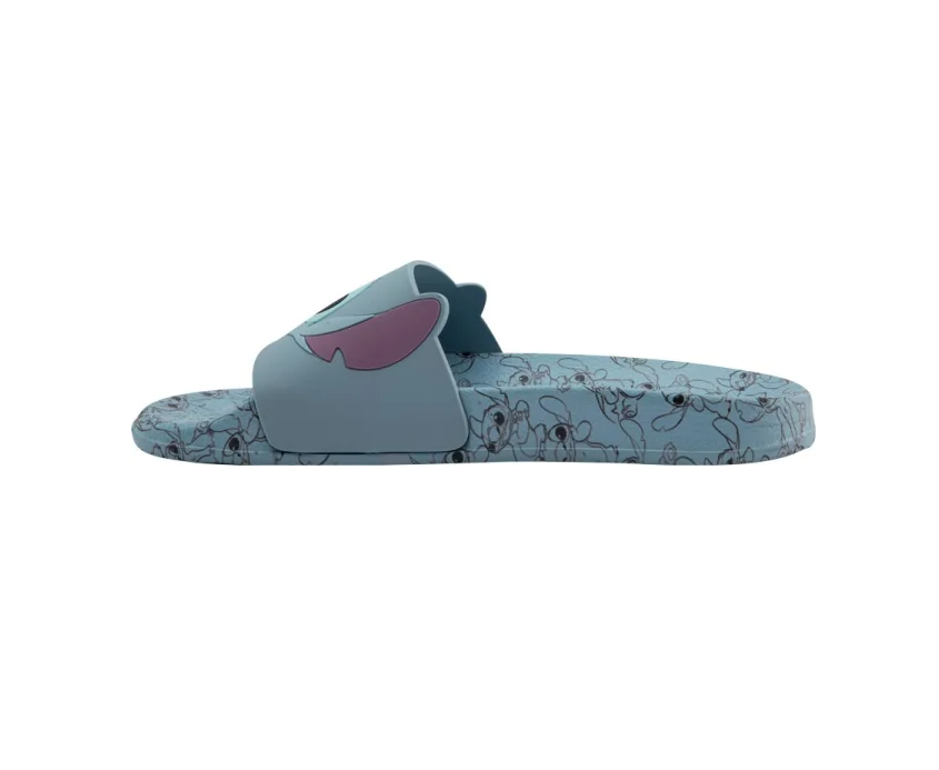 Sandalias Sliders en color azul con personaje