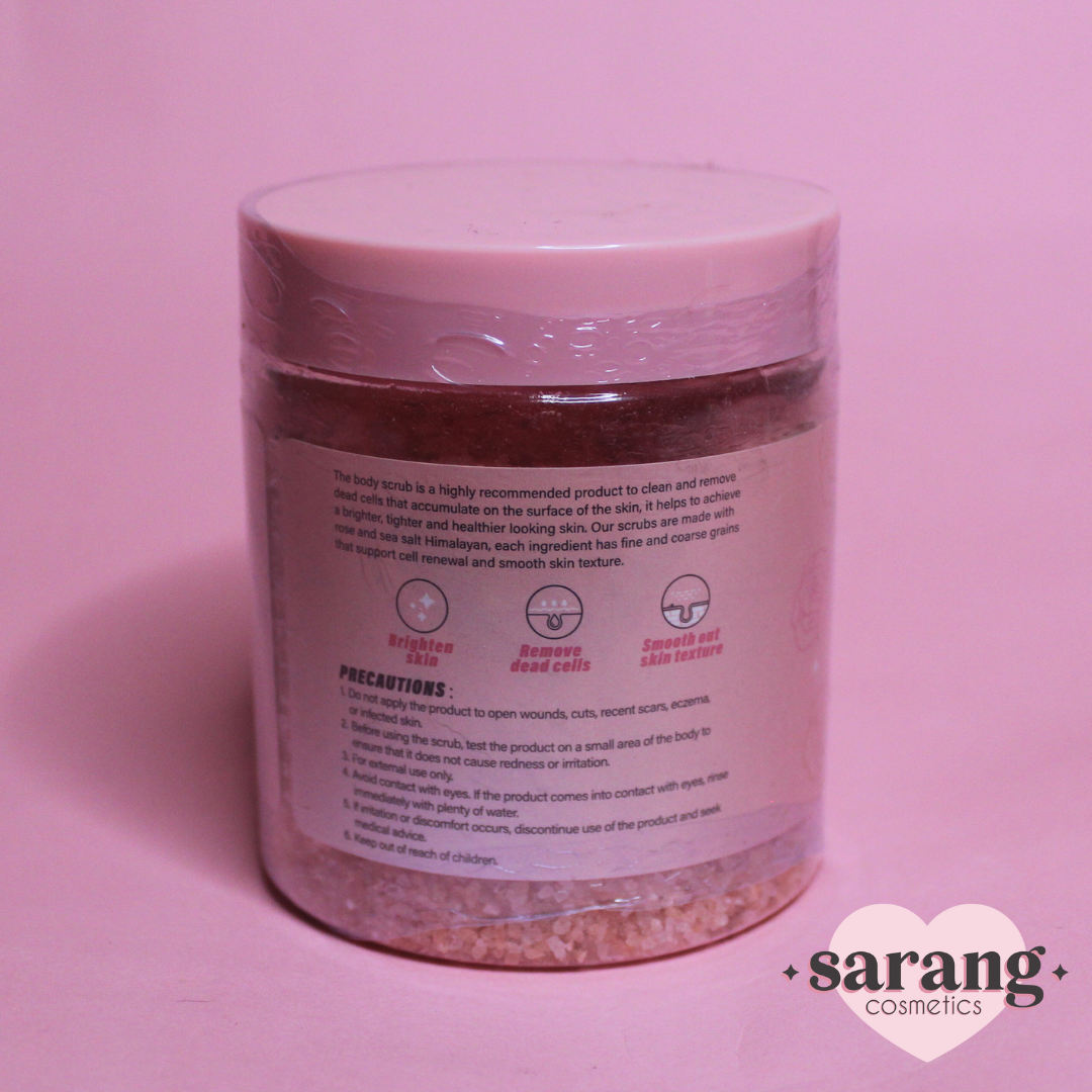 Exfoliante de rosas