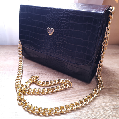 Bolsa estructurada color negro