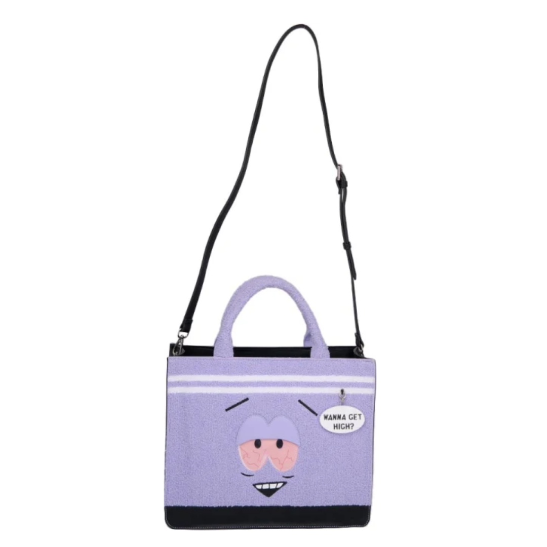 Bolsa tote divertida con textura suave