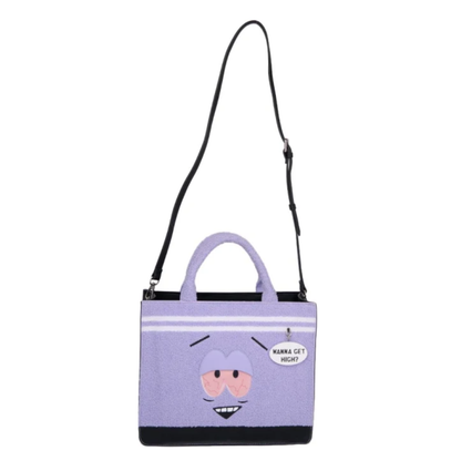Bolsa tote divertida con textura suave
