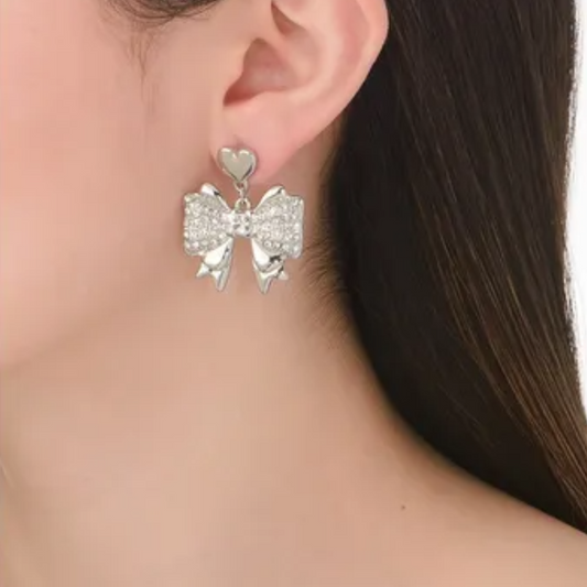Aretes Coquette platino PH