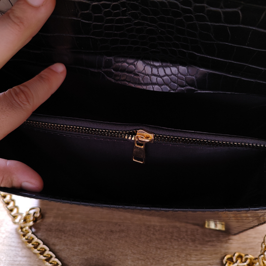 Bolsa estructurada color negro