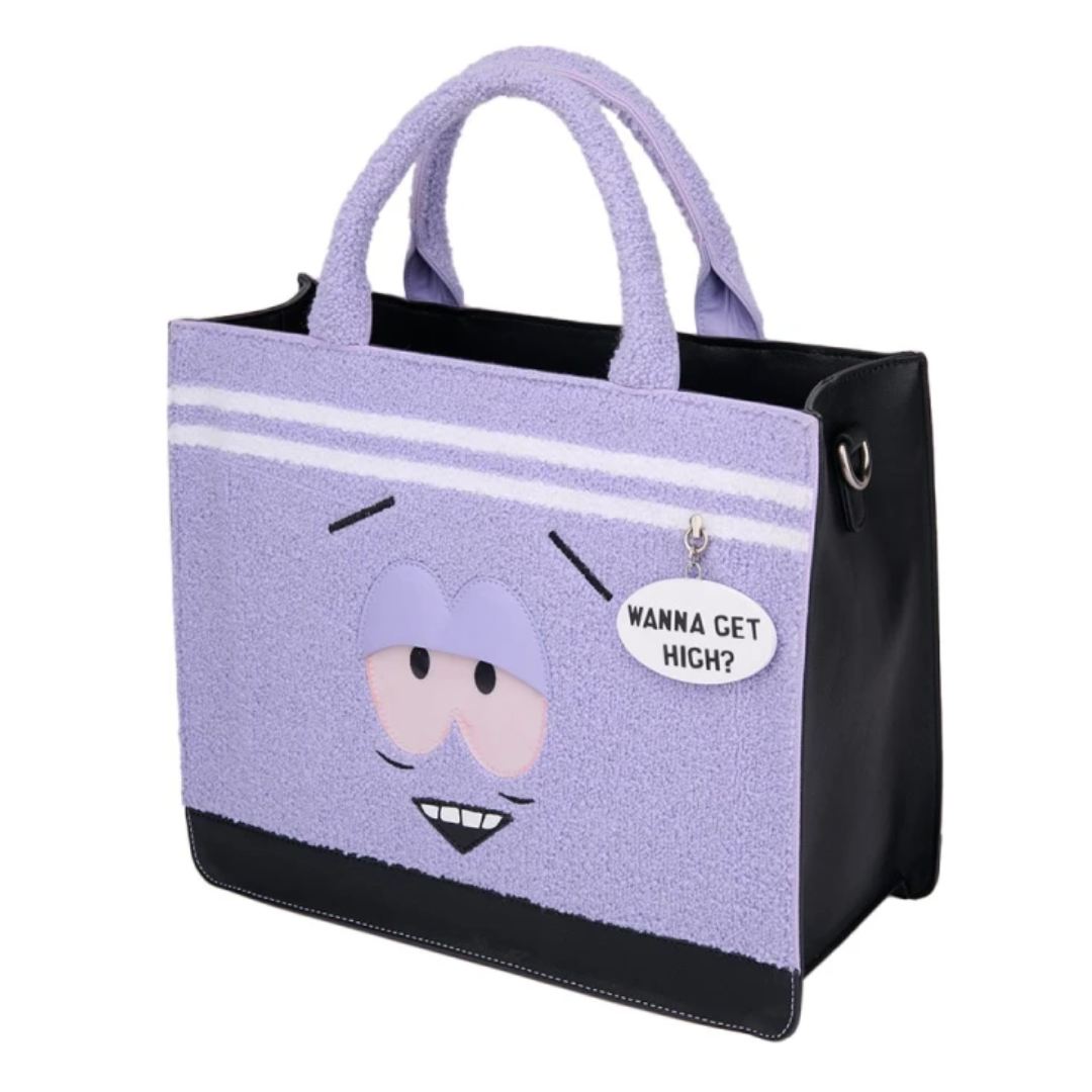 Bolsa tote divertida con textura suave