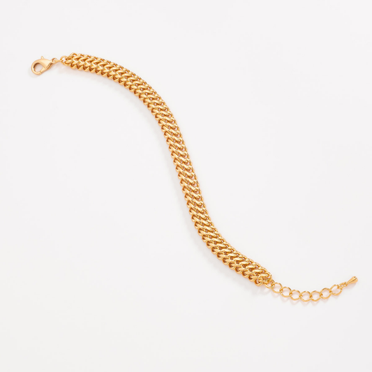Pulsera de eslabones dobles