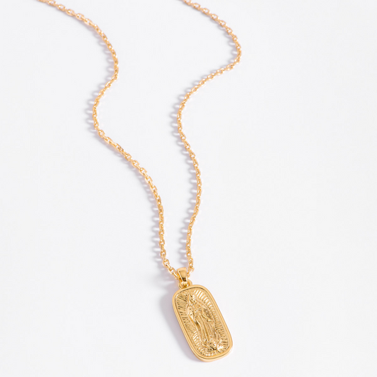 Collar de la Virgen María Elegante Diseño