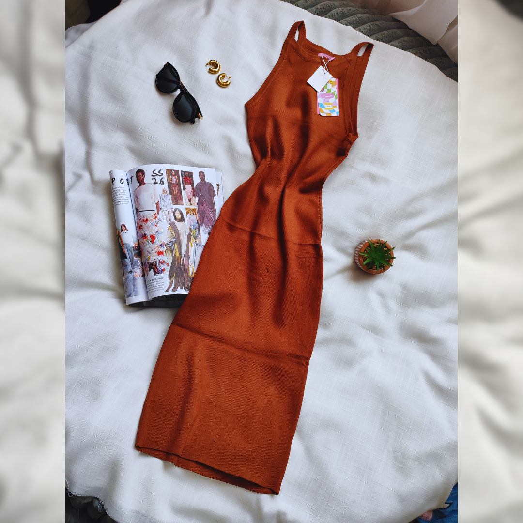 Vestido midi a la rodilla