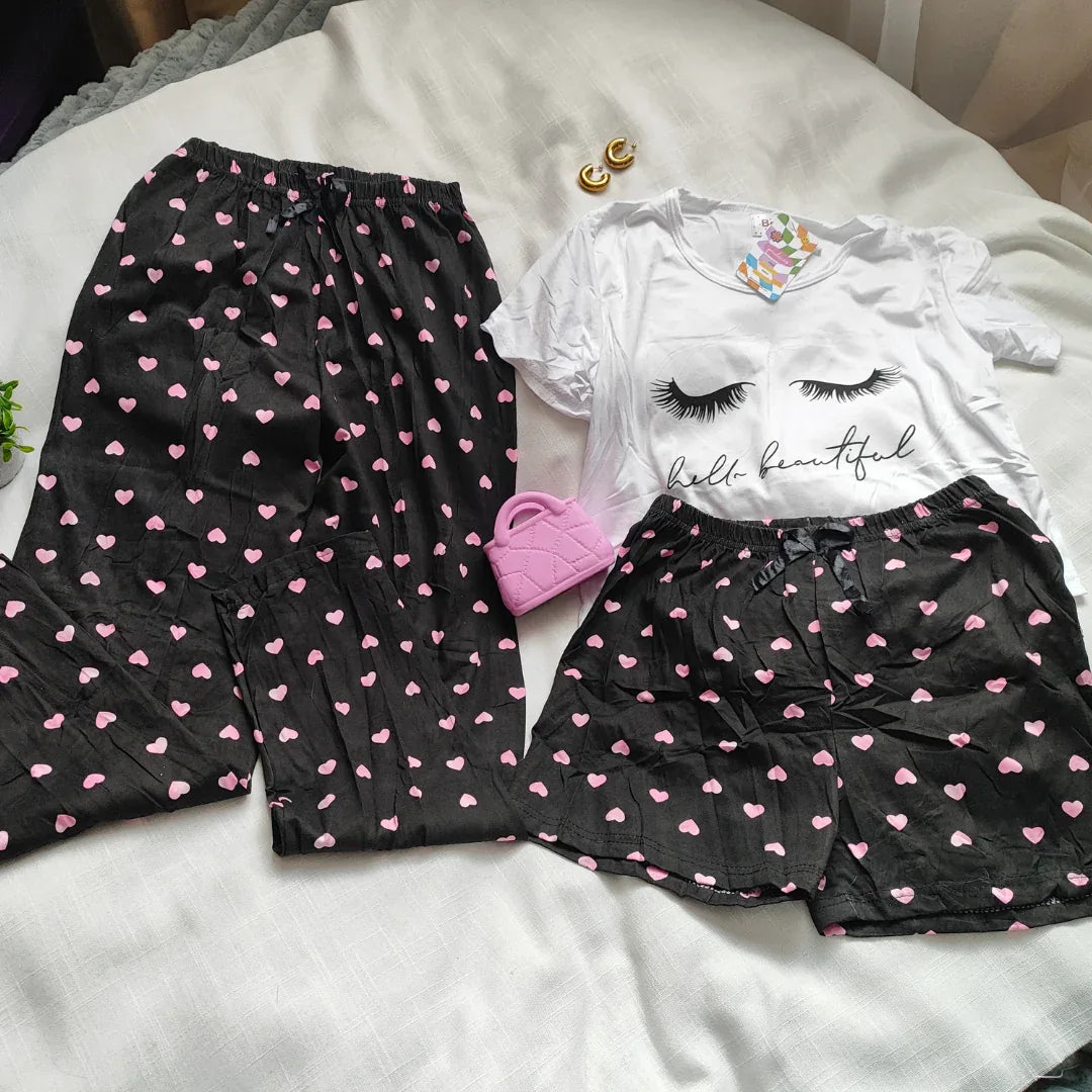 Pijama ligera 3 piezas