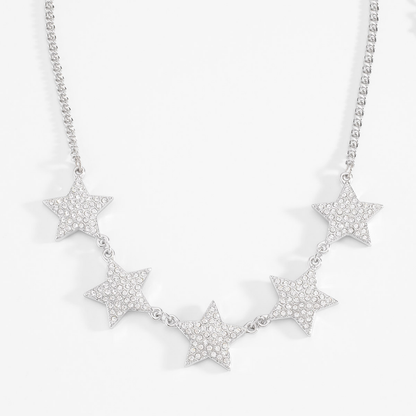 Collar de estrellas con cristales PH