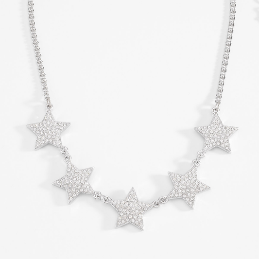 Collar de estrellas con cristales PH