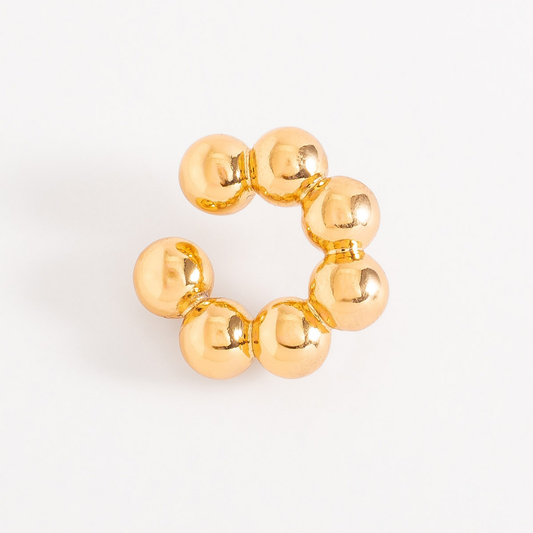 Ear cuff diseño esferas ajustable