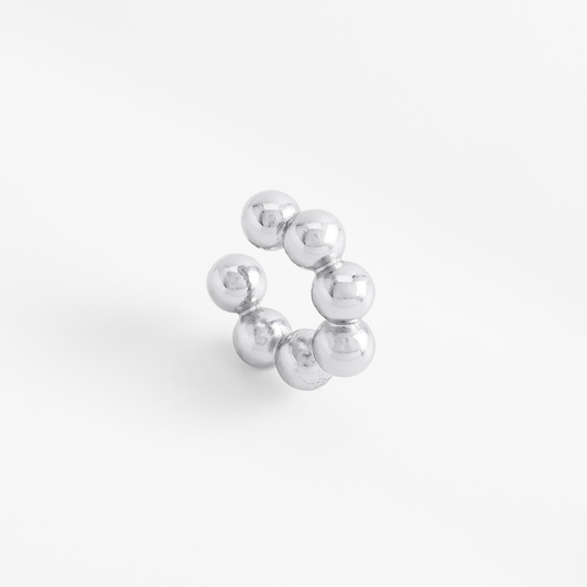 Ear cuff ajustable diseño esferas