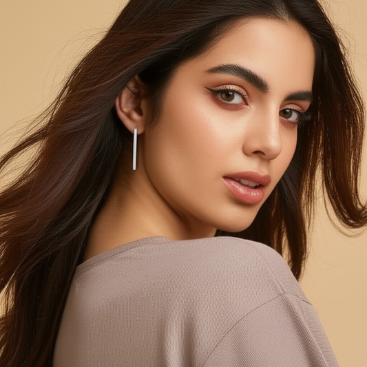 Aretes de Barra Minimalistas