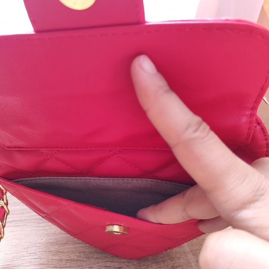 Bolsa en forma de corazón Heart Bag color rojo