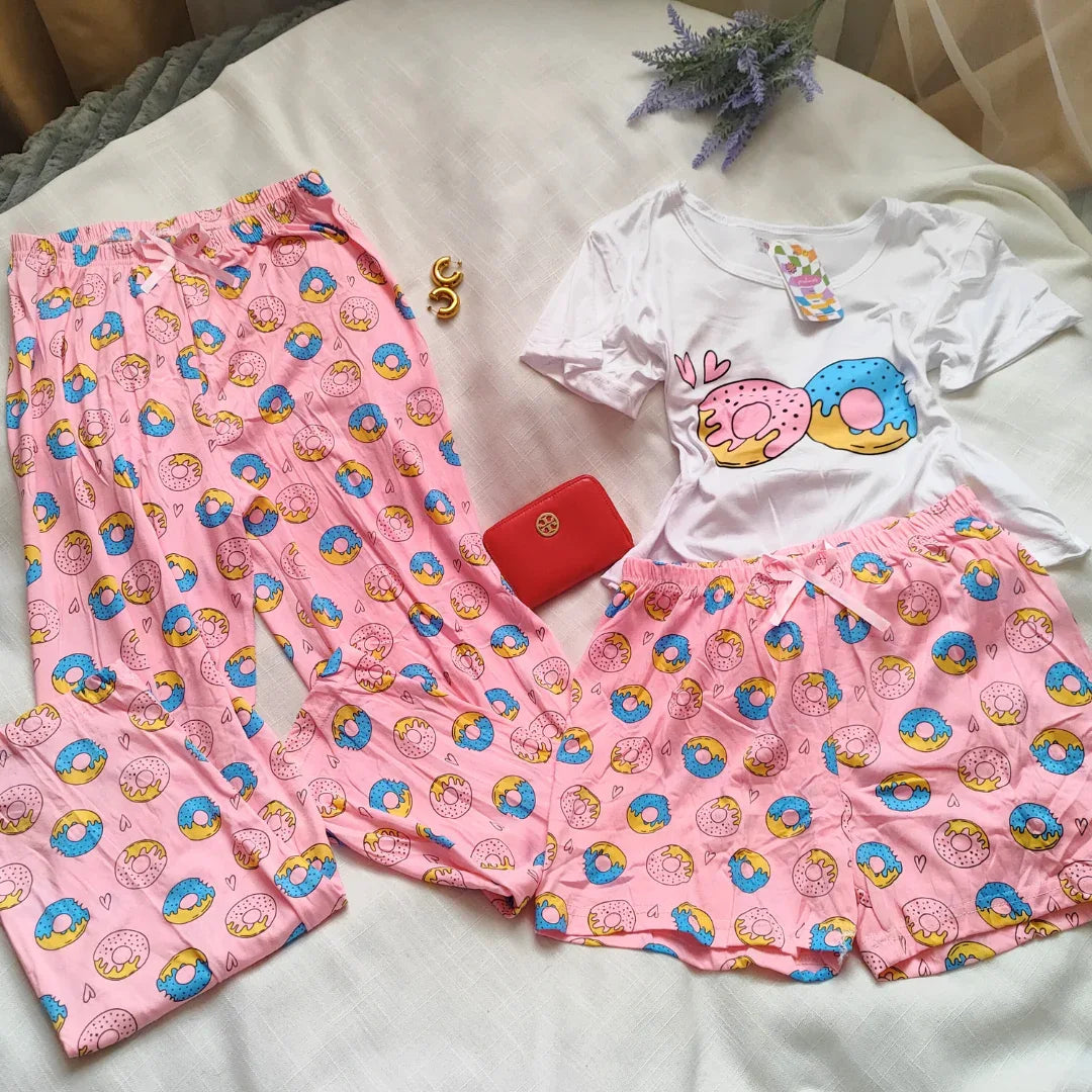 Pijama ligera 3 piezas