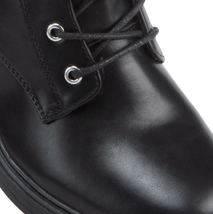 Botas de Combate Negras con Hebillas y Estoperoles – Estilo Rockero y Gótico para Mujer
