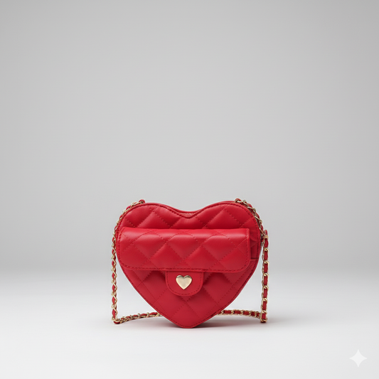 Bolsa en forma de corazón Heart Bag color rojo